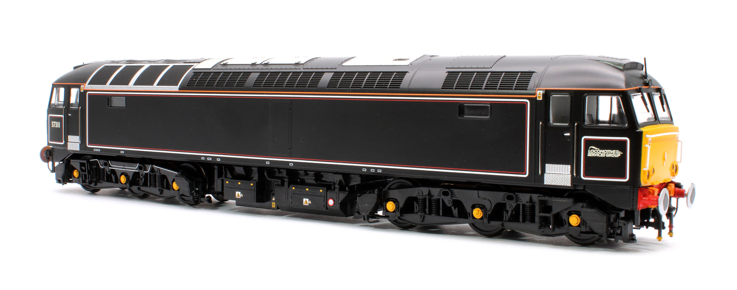 Class 57 LNWR Style Lined Black 57311 Locomotive Services Ltd Diesel Locomotive