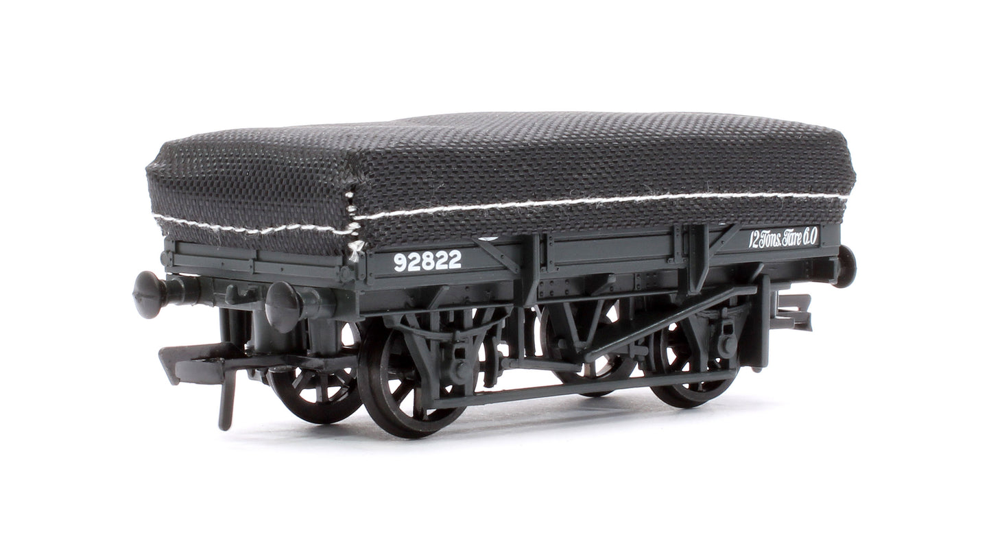 5 Plank China Clay Wagon GWR Grey with Tarpaulin Cover 92822