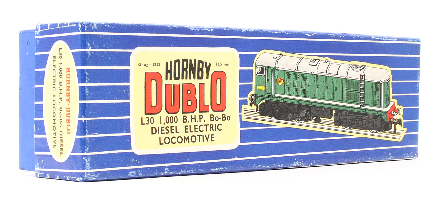 Pre-Owned L30 BR Green Class 20 D8000 Diesel Locomotive - 3 Rail