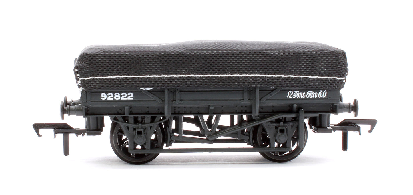 5 Plank China Clay Wagon GWR Grey with Tarpaulin Cover 92822