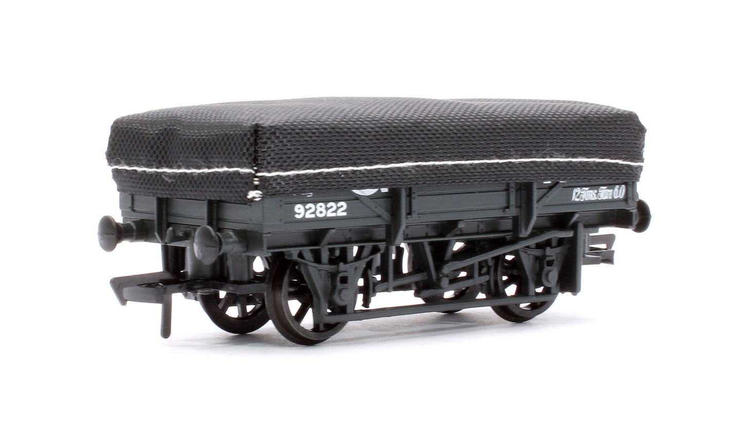 5 Plank China Clay Wagon GWR Grey with Tarpaulin Cover 92822