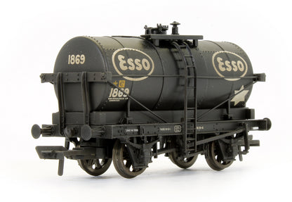 37-666B Pre-Owned Set Of 3 'Esso' Black 14 Ton Tank Wagons (Weathered)