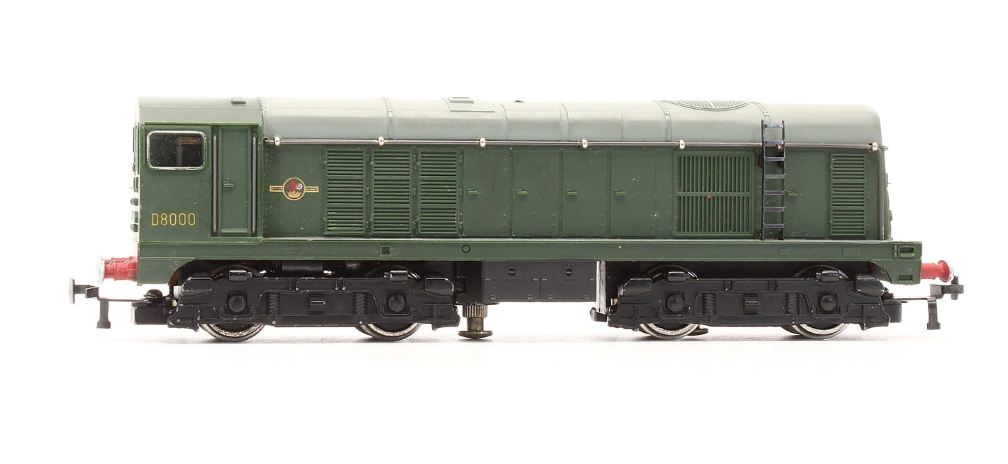 Pre-Owned L30 BR Green Class 20 D8000 Diesel Locomotive - 3 Rail