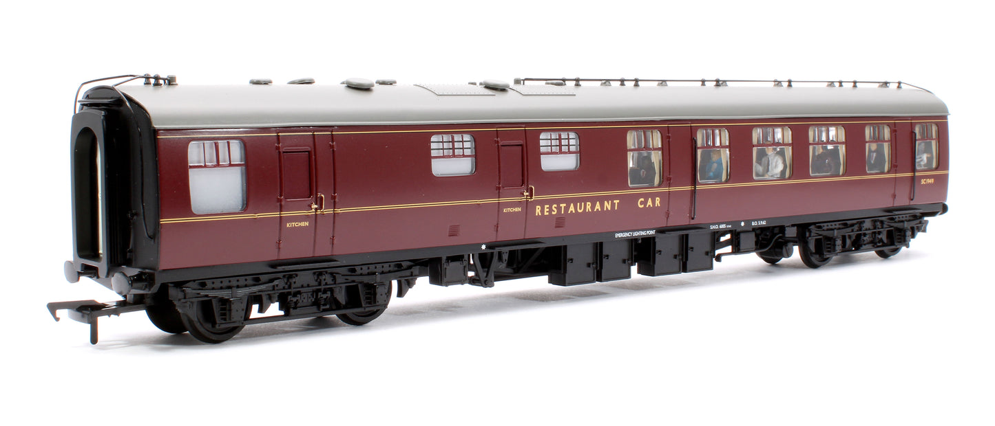 BR Mk1 RU Restaurant Unclassified BR Maroon SC1949 - Fitted Passengers