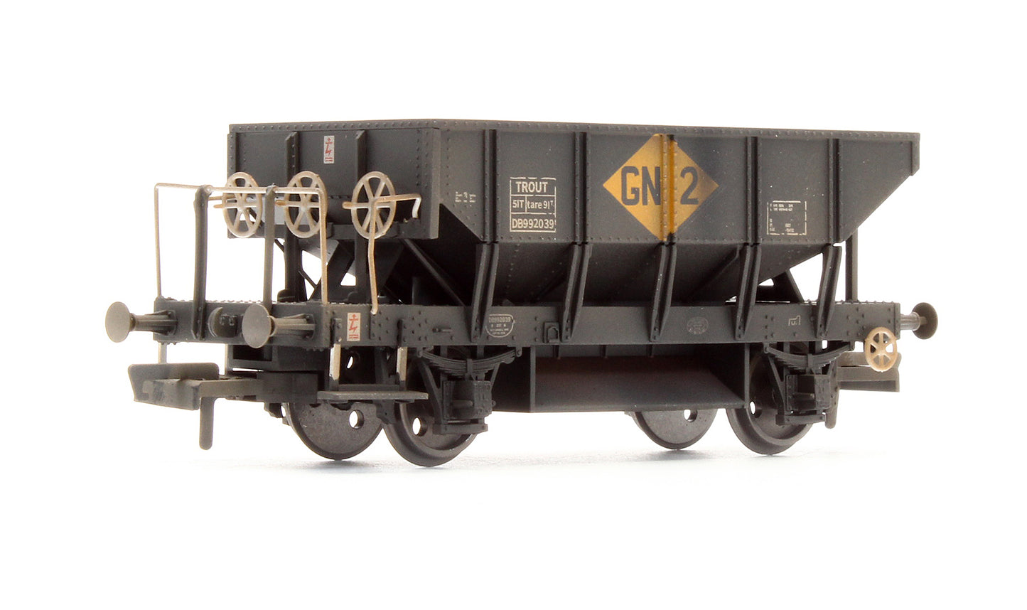 Pre-Owned BR Ballast Hopper 'Trout' No. DB992039 - Custom Weathered