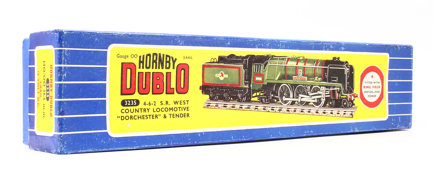 Pre-Owned 3235 BR Green West Country Class 'Dorchester' 34042 Steam Locomotive - 3 Rail