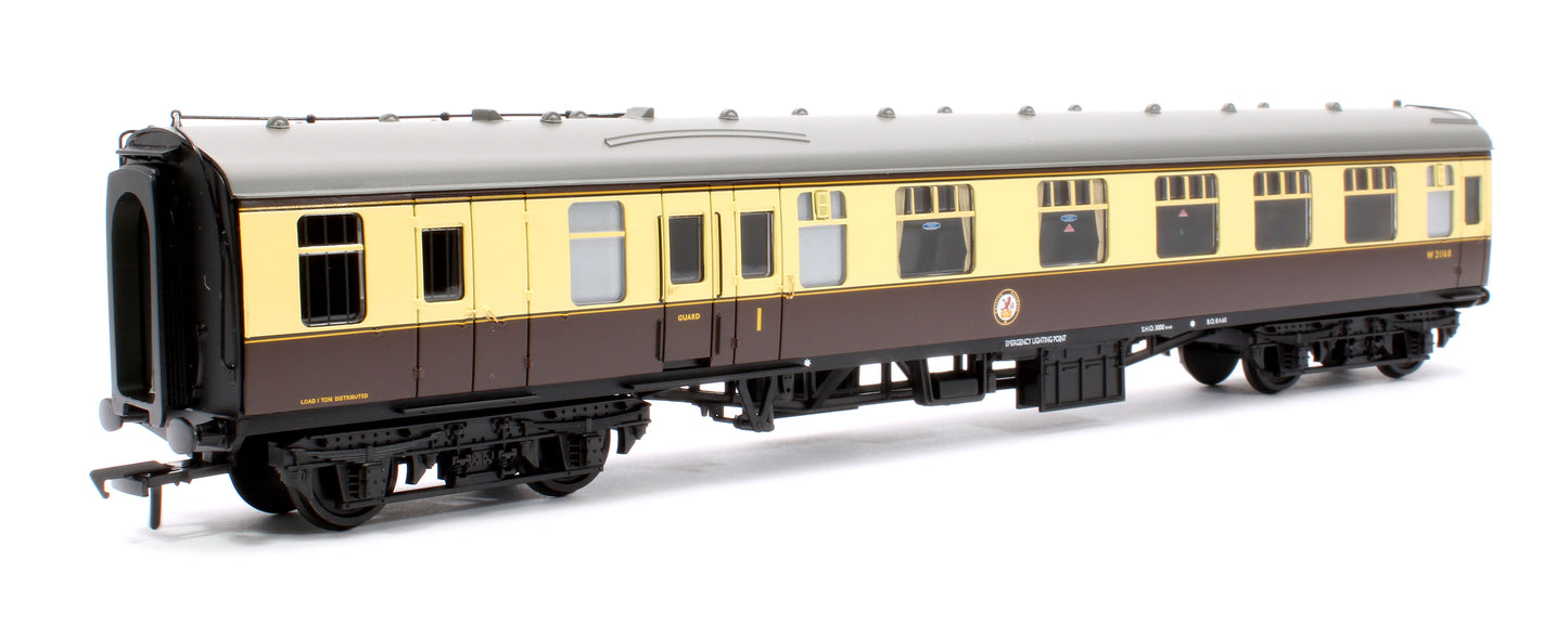 BR Mk1 BCK Brake Composite Corridor BR (WR) Chocolate & Cream W21168