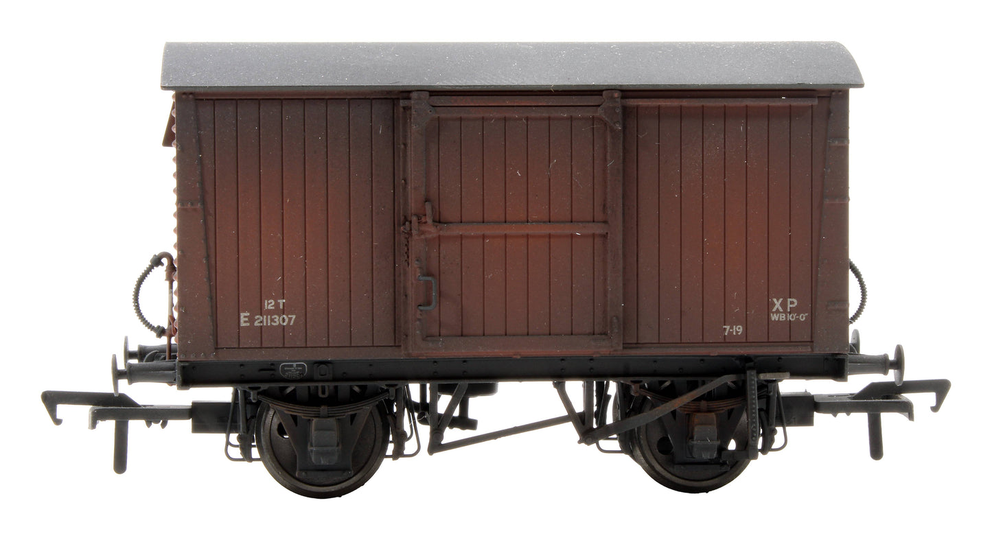 Pre-Owned 38-380A 12T Ventilated Van BR Bauxite - Early 'E211307' - Custom Weathered