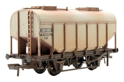 Pre-Owned 38-600 21 Ton Grain Hopper Wagon BR Grey 'B885053' - Custom Weathered