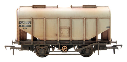 Pre-Owned 38-600 21 Ton Grain Hopper Wagon BR Grey 'B885053' - Custom Weathered