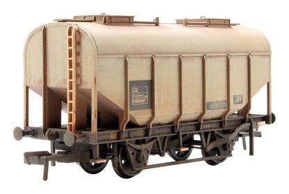 Pre-Owned 21 Ton Grain Hopper BR Grey (TOPS) 'B885467' - Custom Weathered
