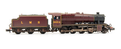 Pre-Owned LMS Lined Crimson Stanier Class 8F Steam Locomotive - Custom Weathered - DCC Sound