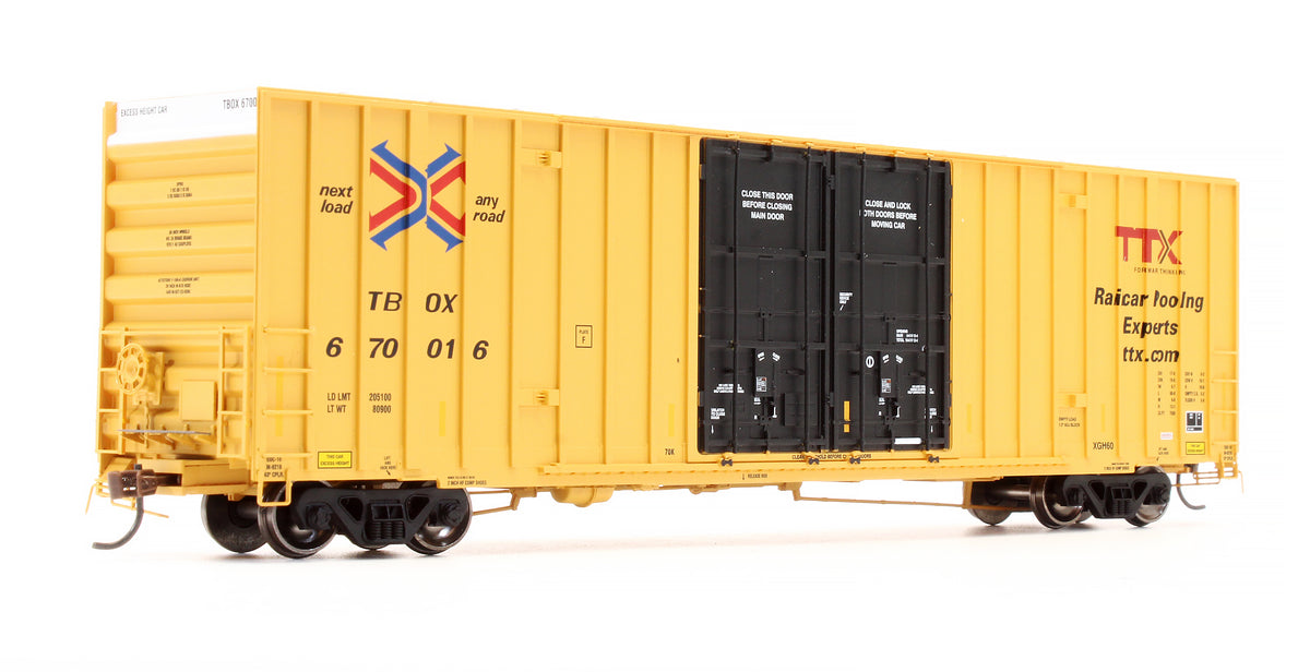 Pre-Owned ATH75092 Railbox 60' Gunderson Double Door Box Car - Road #670016
