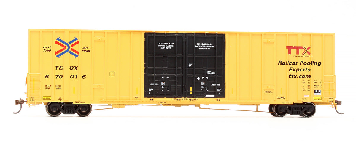 Pre-Owned ATH75092 Railbox 60' Gunderson Double Door Box Car - Road #670016