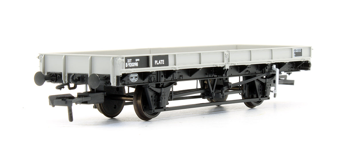 Pre-Owned Set Of 22 Ton Plate Wagons (Ex-Double Bolster) BR Grey - Exclusive Edition