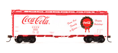 Pre-Owned 8327 Coca Cola Train Collection Series 40' Steel Reefer C.C.C.X - Road #2103