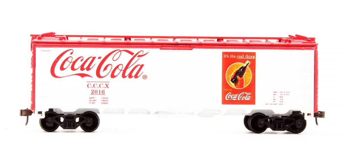 Pre-Owned 8321 Coca Cola Train Collection Series 40' Steel Reefer C.C.C.X - Road #2016