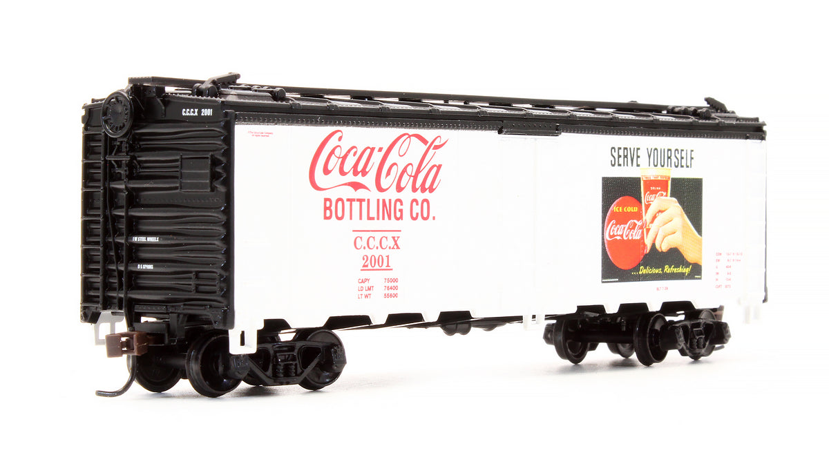 Pre-Owned 8320 Coca Cola Train Collection Series 40' Steel Reefer C.C.C.X - Road #2001
