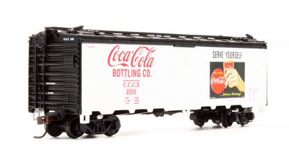 Pre-Owned 8320 Coca Cola Train Collection Series 40' Steel Reefer C.C.C.X - Road #2001