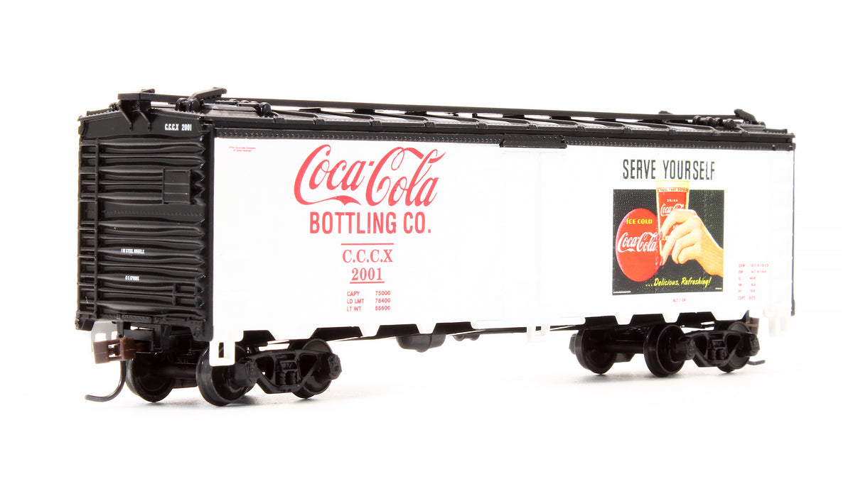 Pre-Owned 8320 Coca Cola Train Collection Series 40' Steel Reefer C.C.C.X - Road #2001