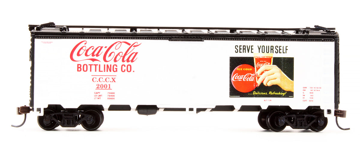 Pre-Owned 8320 Coca Cola Train Collection Series 40' Steel Reefer C.C.C.X - Road #2001