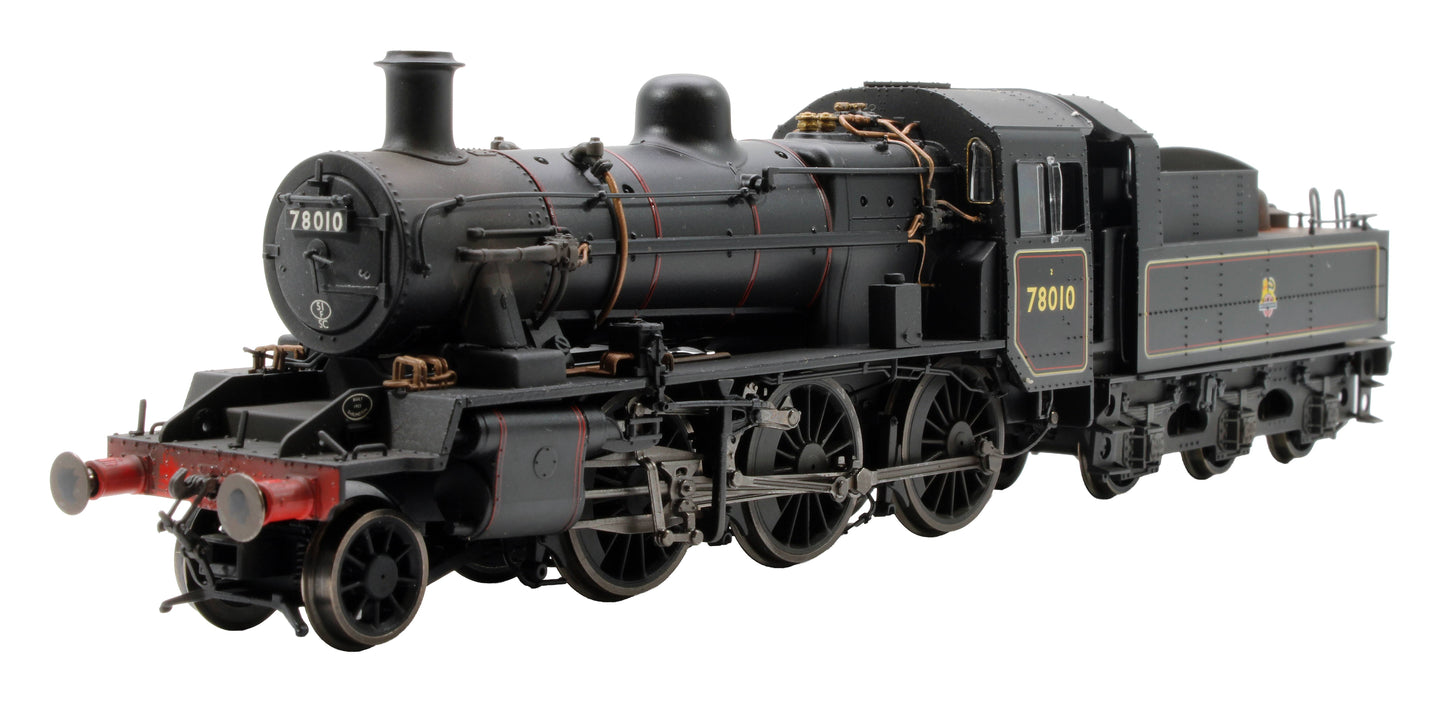 Pre-Owned BR 2-6-0 Early BR Standard 2MT No.78010 Steam Locomotive - Custom Weathered