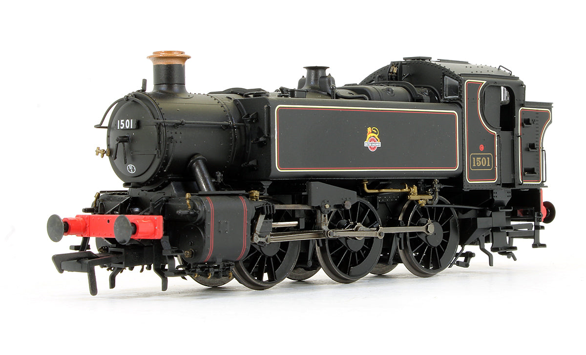 Pre-Owned BR 15xx Pannier Tank - 1501 Lined Black Early Crest (as preserved) - Steam Tank Locomotive (DCC Sound)