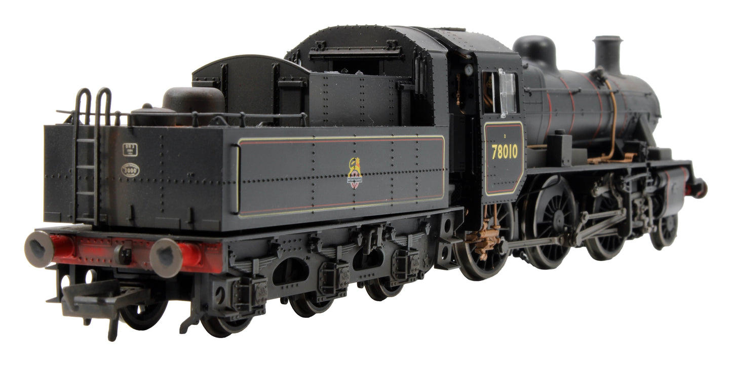 Pre-Owned BR 2-6-0 Early BR Standard 2MT No.78010 Steam Locomotive - Custom Weathered