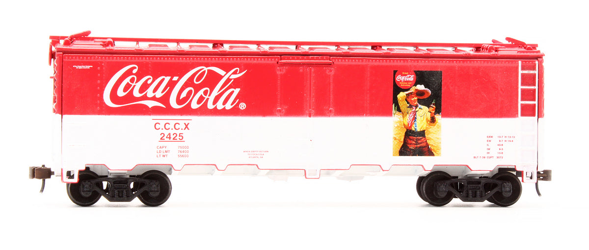 Pre-Owned 8324 Coca Cola Train Collection Series 40' Steel Reefer C.C.C.X - Road #2425