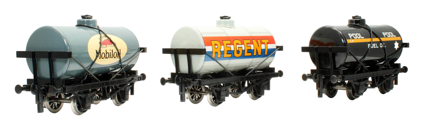 Pre-Owned Mixed Set of 3x Tank Wagons