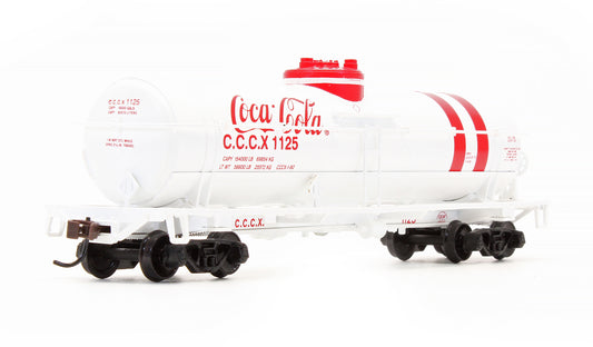 Pre-Owned 8351 Coca Cola Train Collection Series 40' Single Dome Tank Car C.C.C.X - Road #1125
