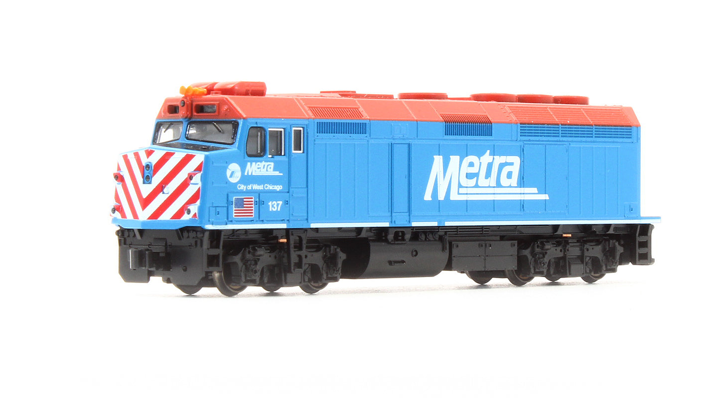 Pre-Owned F40PH Diesel Locomotive Chicago Metra - Road #137