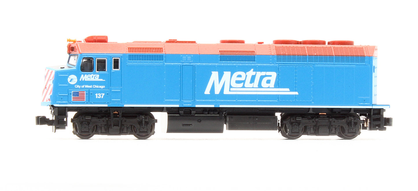Pre-Owned F40PH Diesel Locomotive Chicago Metra - Road #137
