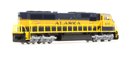 Pre-Owned EMD SD70MAC Nose Headlight Version Diesel Locomotive Alaska Railroad - Road #4006