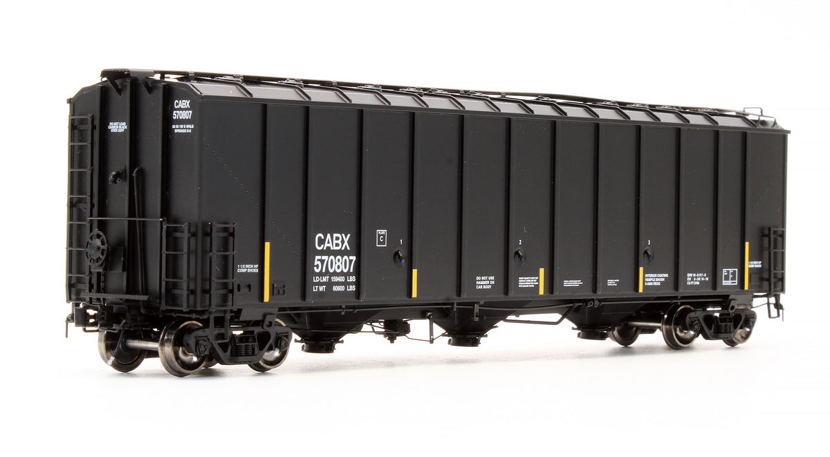 Pre-Owned SXT30325 Thrall 5750cf Carbon Black Covered Hopper (80s Body 22 Hatch) Cabot Corp CABX - Road #570807