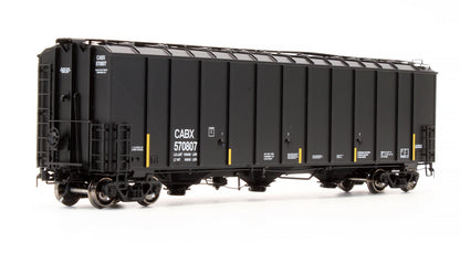 Pre-Owned SXT30325 Thrall 5750cf Carbon Black Covered Hopper (80s Body 22 Hatch) Cabot Corp CABX - Road #570807