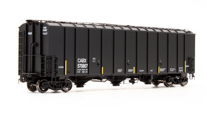 Pre-Owned SXT30325 Thrall 5750cf Carbon Black Covered Hopper (80s Body 22 Hatch) Cabot Corp CABX - Road #570807