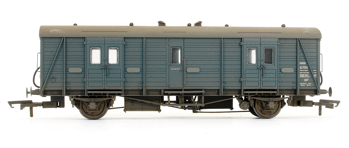 Pre-Owned BR Maunsell Passenger Brake Van C 'S751' (Custom Weathered)