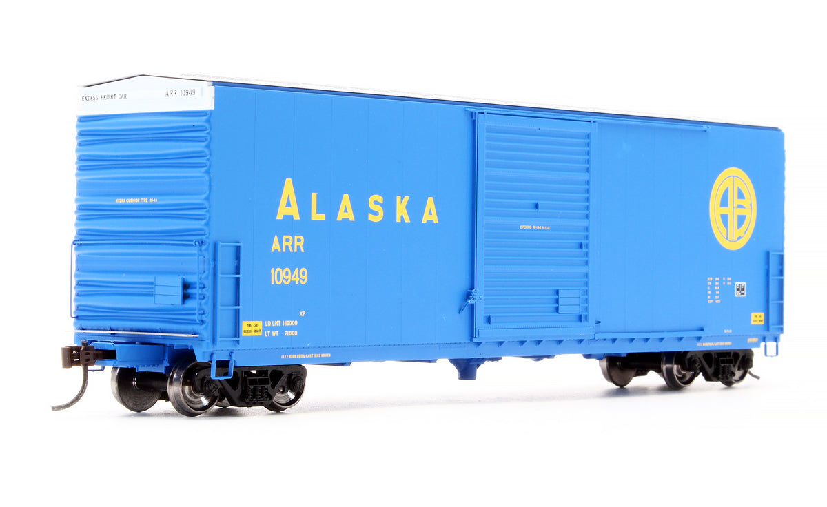 Pre-Owned EE-1004-3 Alaska Railroad PC&F 6033 Cu.Ft. Single Door Box Car ARR - Road #10949