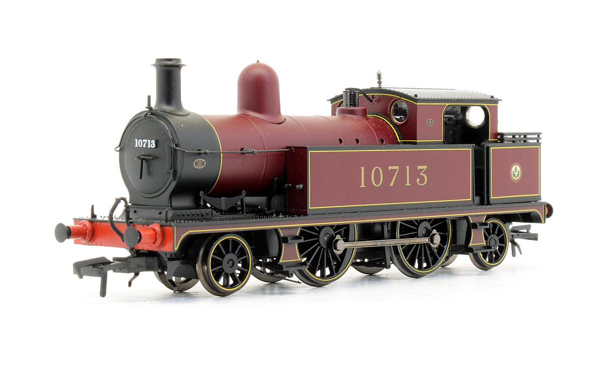 Pre-Owned L&YR 2-4-2 Tank 10713 LMS Crimson Steam Locomotive - DCC Sound