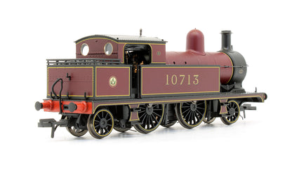 Pre-Owned L&YR 2-4-2 Tank 10713 LMS Crimson Steam Locomotive - DCC Sound