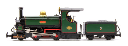 Pre-Owned 391-135SF Mainline Hunslet 2-4-0STT 'Linda' Ffestiniog Railway Green Steam Locomotive - Sound Fitted