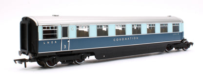 Coronation Open Third & Brake Third Articulated LNER Coach Pack