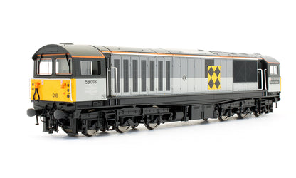Pre-Owned E84006 Class 58018 BR Railfreight Sector 'High Marnham Power Station' Diesel Locomotive - DCC Fitted
