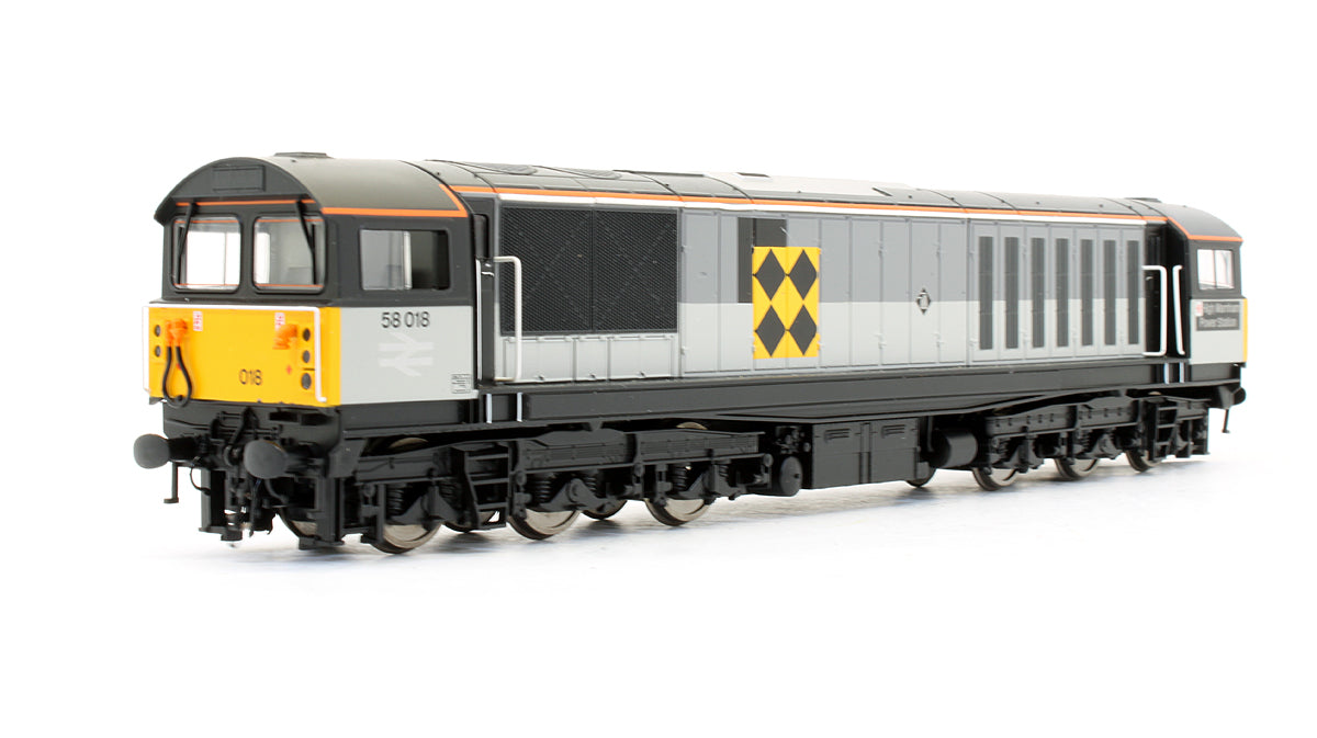 Pre-Owned E84006 Class 58018 BR Railfreight Sector 'High Marnham Power Station' Diesel Locomotive - DCC Fitted