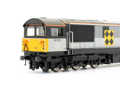 Pre-Owned E84006 Class 58018 BR Railfreight Sector 'High Marnham Power Station' Diesel Locomotive - DCC Fitted
