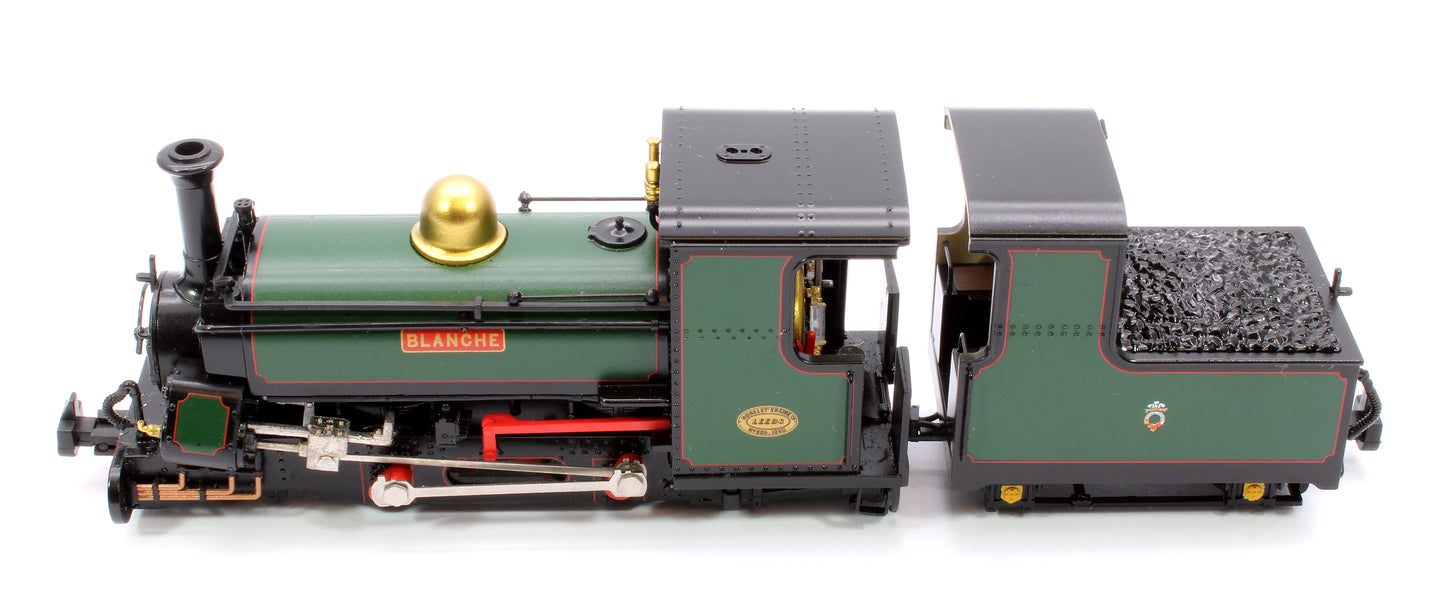 Pre-Owned Mainline Hunslet 2-4-0STT 'Blanche' Ffestiniog Railway Green Steam Locomotive - Sound Fitted