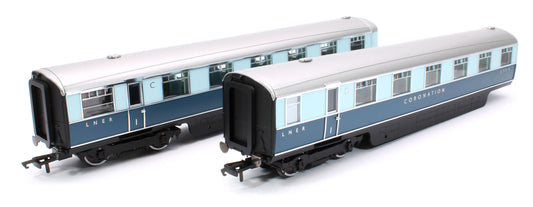 Coronation Double Open First Articulated LNER Coach Pack