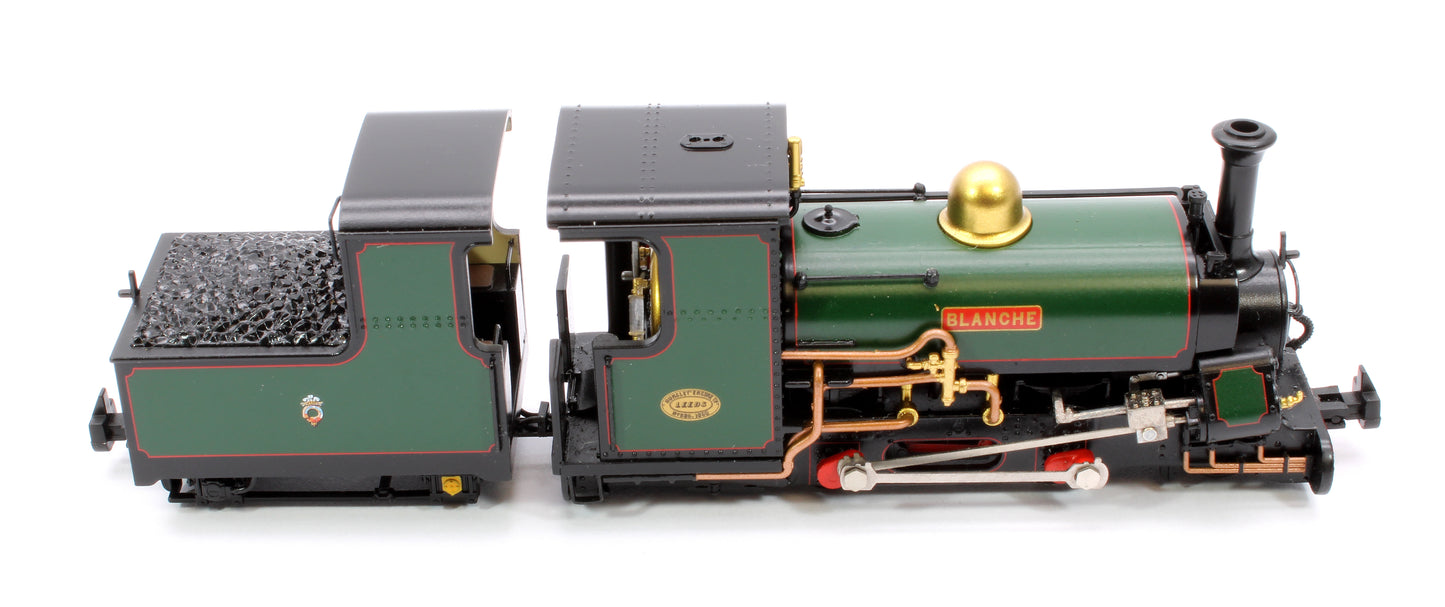 Pre-Owned Mainline Hunslet 2-4-0STT 'Blanche' Ffestiniog Railway Green Steam Locomotive - Sound Fitted