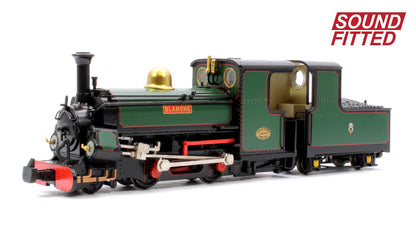 Pre-Owned Mainline Hunslet 2-4-0STT 'Blanche' Ffestiniog Railway Green Steam Locomotive - Sound Fitted